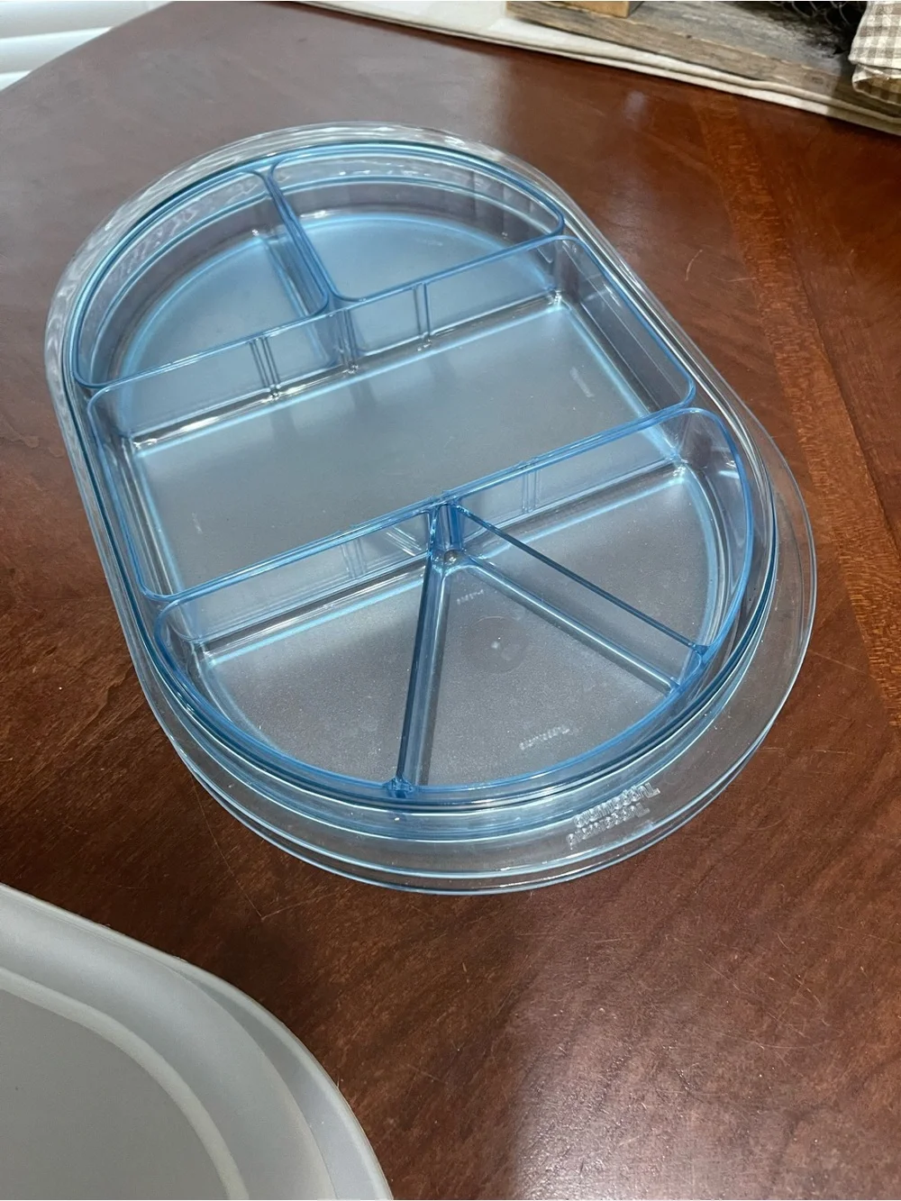Vintage Tupperware Preludio Hors D'oeuvre Tray With Dividers appetizers snacks